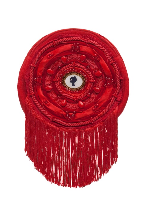 Ридикюль круглый красный  "Лого"