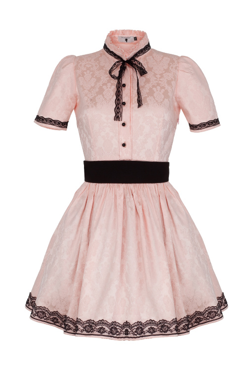 Платье "Наоми" мини розовое