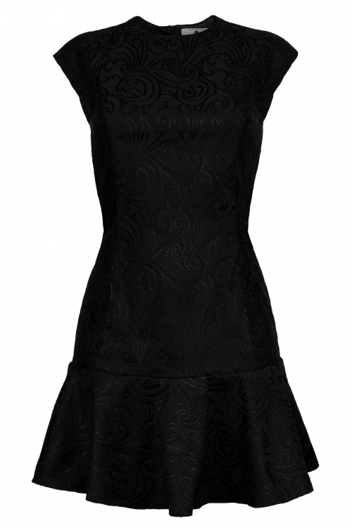 Платье "Тиффани" черное кружево, мини