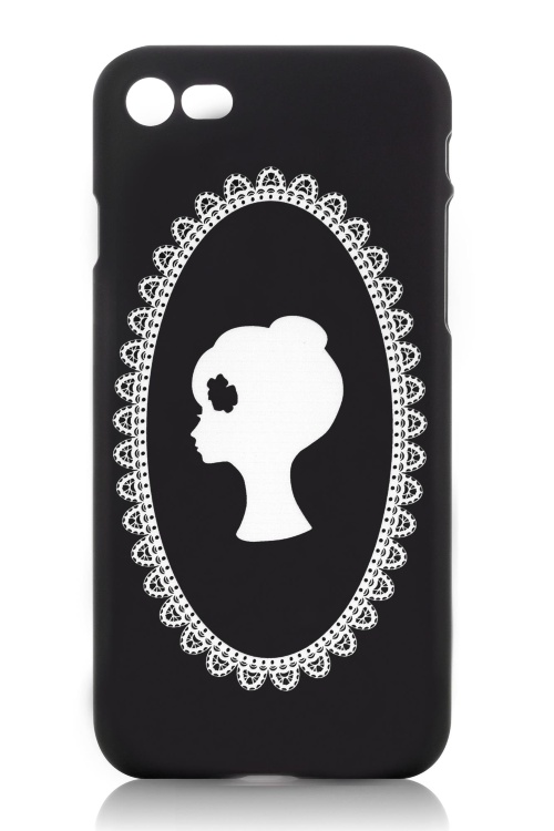 Чехол "Лого"для IPhone 7+,черный